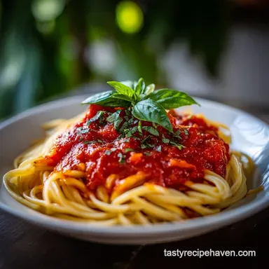 Authentic Italian Tomato Sauce for Pasta: 55 Mins