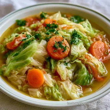 The Best Cabbage Soup Recipe: One-Pot Recipe Card