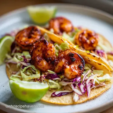Best Shrimp Tacos Recipe in 20 Minutes Recipe Card