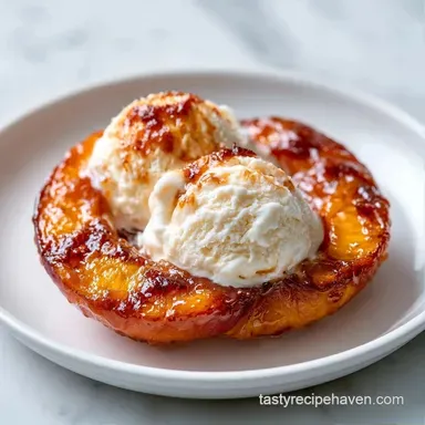 Broiled Peaches in 15 Minutes Recipe Card