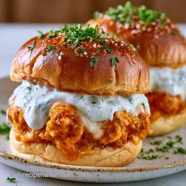 Buffalo Chicken Sliders with Cream Cheese