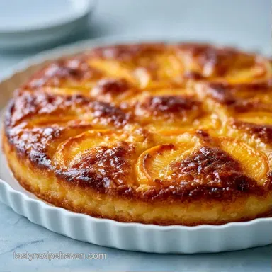 Easy Fresh Peach Cobbler Recipe Card