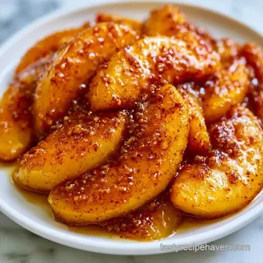Caramelized Peaches in 10 Minutes