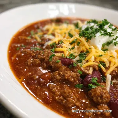 Chef Shine's Amazing Chili Recipe with Ground Beef and Beans: Slow Cooker Method