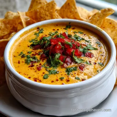 Chile Con Queso Recipe in 35 Minutes Recipe Card