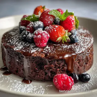 Chocolate Brownie Cake Mix Recipe: Baked in 30 Minutes Recipe Card