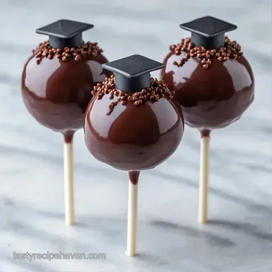 Chocolate Grad Cake Pops: Party-Ready Recipe Card