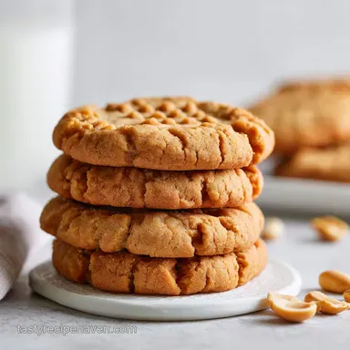 Peanut Butter Cookies: The Classic Chewy Crisp Recipe Recipe Card
