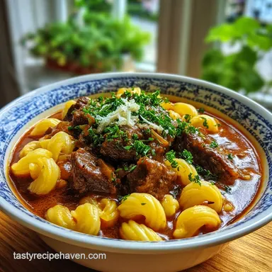 Classic Goulash Recipe for 6 Servings Recipe Card