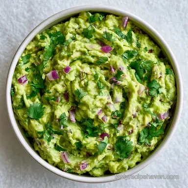 Creamy Yoda Guacamole Dip in 10 Minutes Recipe Card