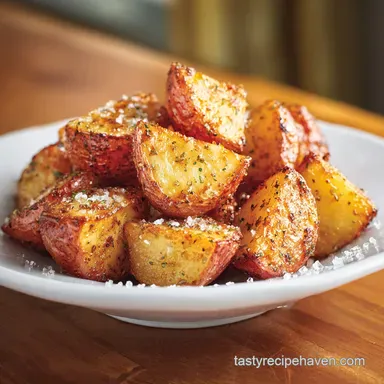 Roasted Red Potatoes for 4 Servings Recipe Card