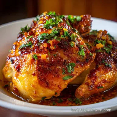 Marry Me Chicken Slow Cooker Recipe for 6 Recipe Card