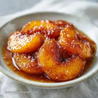 Easy Baked Peach Dish in 15 Minutes Recipe Card