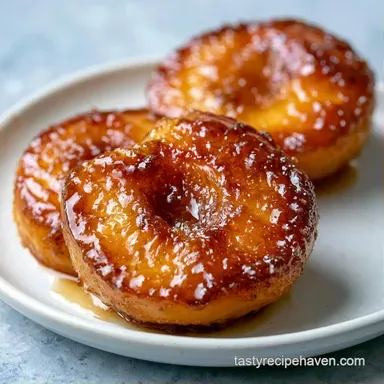 Easy Brown Sugar Baked Peaches for 8 Recipe Card