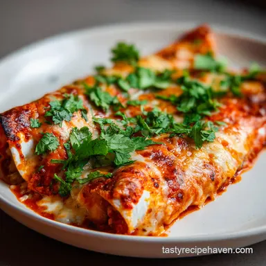 Easy Chicken Enchiladas Recipe: Creamy Recipe Card