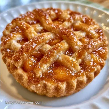 Family Recipe Peach Pie for 8 Servings