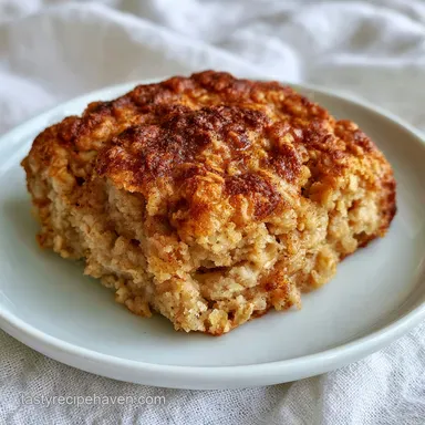 Easy Homemad Baked Oatmeal Recipe: Meal Prep Recipe Card