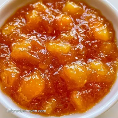 Peach Jam in 1 Hour Recipe Card