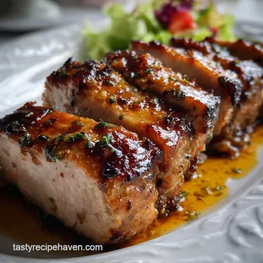 Easy Honey Garlic Soy Pork Loin Marinade Pork Loin Recipe