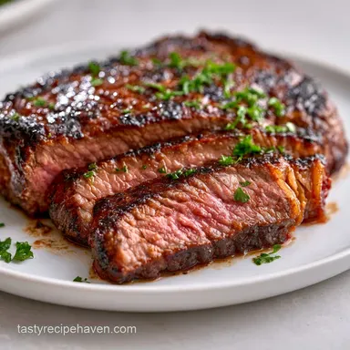Easy Steak Marinade Recipe for 4 Servings Recipe Card
