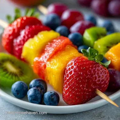 Fruit Skewers in 15 Minutes