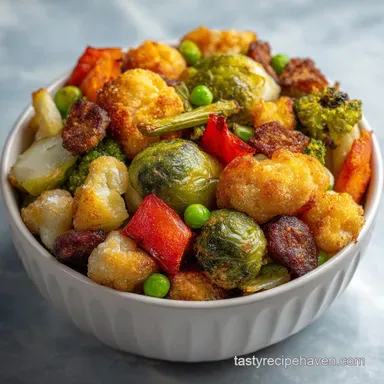 Frozen Veggies in Air Fryer in 20 Minutes Crispy Recipe Card