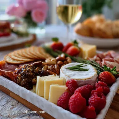 Perfect Galentine s Day Charcuterie Board for Parties Recipe Card