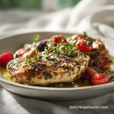 Greek Chicken Marinade with Yogurt for 4 Servings Recipe Card