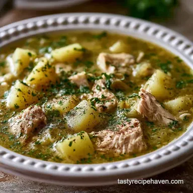Green Chile Chicken Soup: One-Pot