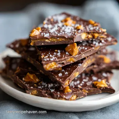 Halloween Candy Bark in 25 Minutes Recipe Card