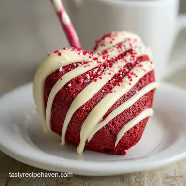 HeartShaped Red Velvet Cake Pop Recipe | 1 Hour 15 Min Recipe Card