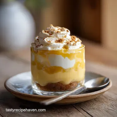 Banana Pudding Recipe From Scratch for 10 Servings Recipe Card