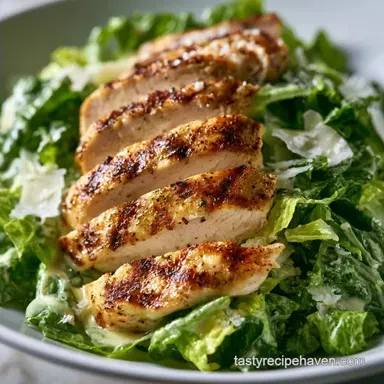 Pan-Seared Chicken Caesar Salad