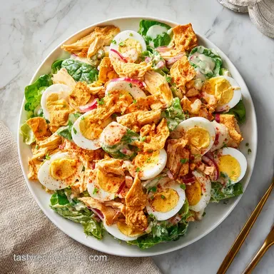 Chicken Salad Recipe for 4 Servings with Toasted Pecans Recipe Card