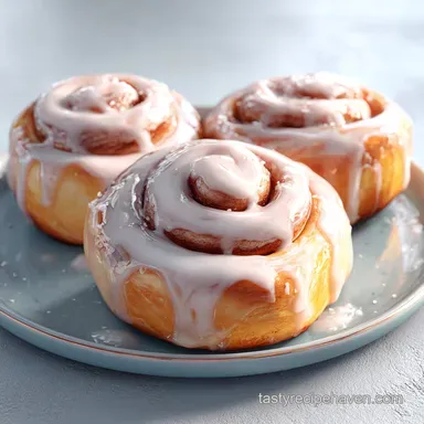 Cinnamon Rolls with Heavy Cream Recipe Card