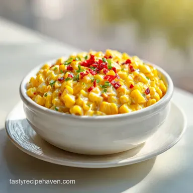 Creamed Corn Recipe: Silky Southern Side Dish Recipe Card