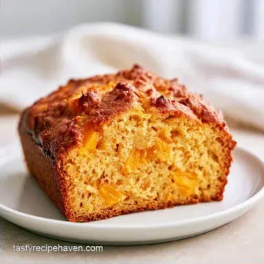 Homemade Peach Bread with Fresh Peaches