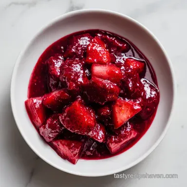 Strawberry Sauce in 25 Minutes Recipe Card