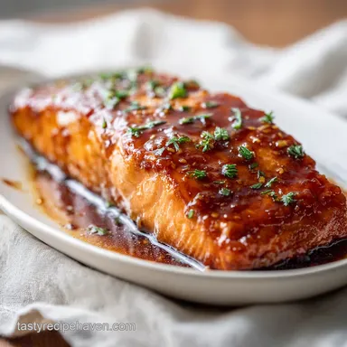 Salmon Marinade for 4 Servings: Nutrient-Dense and Baked Recipe Card
