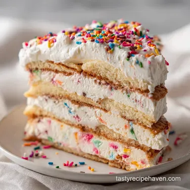Ice Cream Sandwich Cake Recipe for 12 Recipe Card