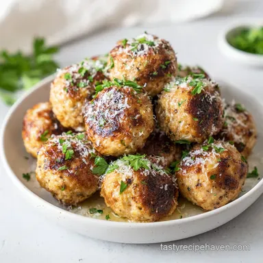 Italian Meatballs in 40 Minutes Recipe Card