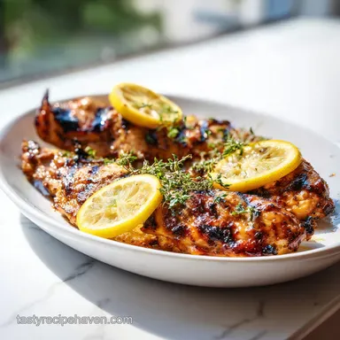 Grilled Chicken Breast in 22 Minutes Recipe Card