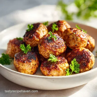 Meatballs in 30 Minutes Recipe Card