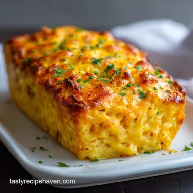 Mac and Cheese Meatloaf for 6 Servings Recipe Card
