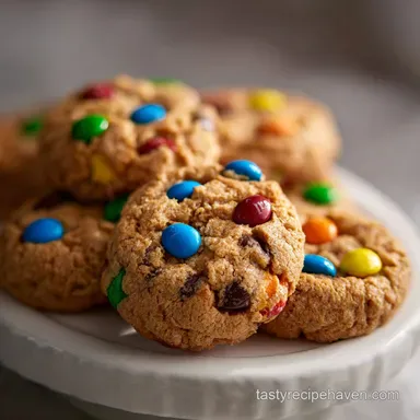 Monster Cookie Energy Balls: No-Bake Prep Recipe Card
