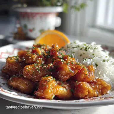 Orange Chicken Sauce in 10 Minutes Recipe Card