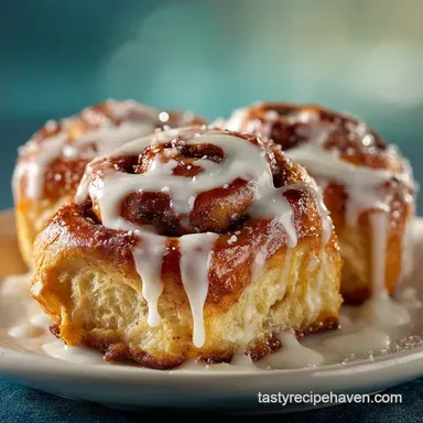 Cinnamon Rolls: The Best Fluffy Overnight Cream Cheese Recipe Recipe Card