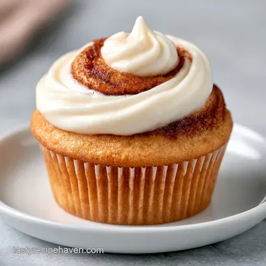 Leia Cinnamon Roll Cupcakes for 12 Recipe Card