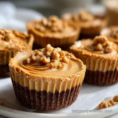 Protein Peanut Butter Cups with Greek Yogurt Recipe Card