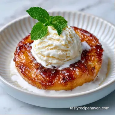 Quick Baked Peaches Ice Cream in 40 Min Recipe Card